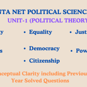 Unit-1 Political Theory (UGC NTA NET Material) (Concepts)